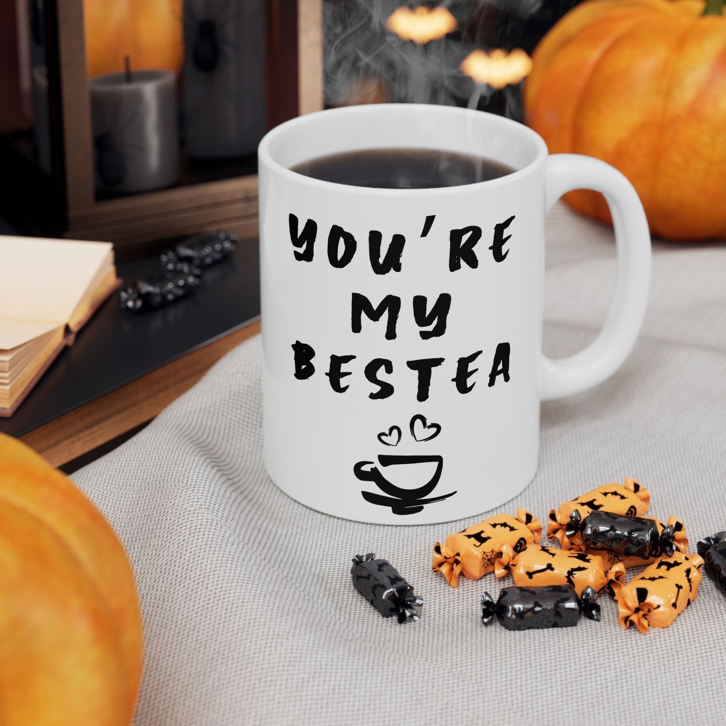 Mug Best Friend Gift | Ceramic Mug, 11oz, 15oz You're My Bestea