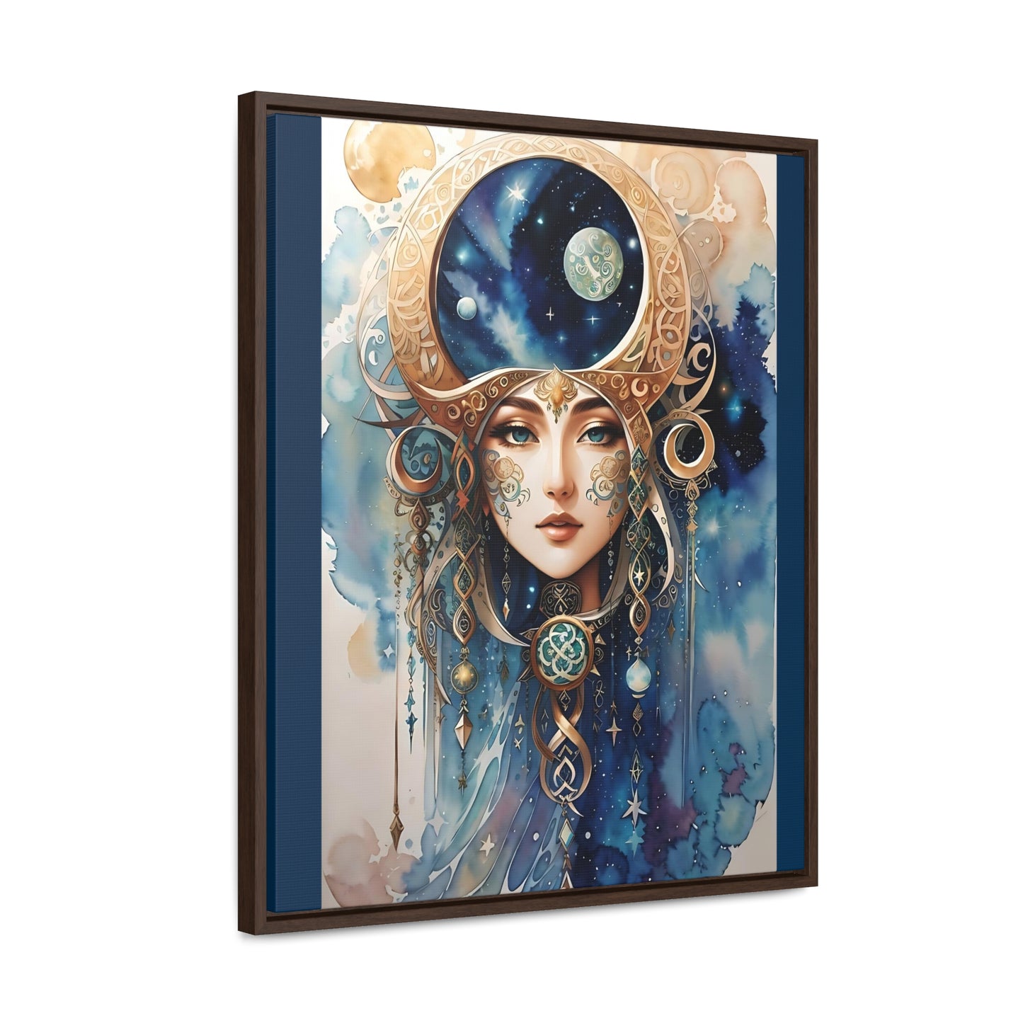 Canvas Wall Art Watercolor Celtic Goddess