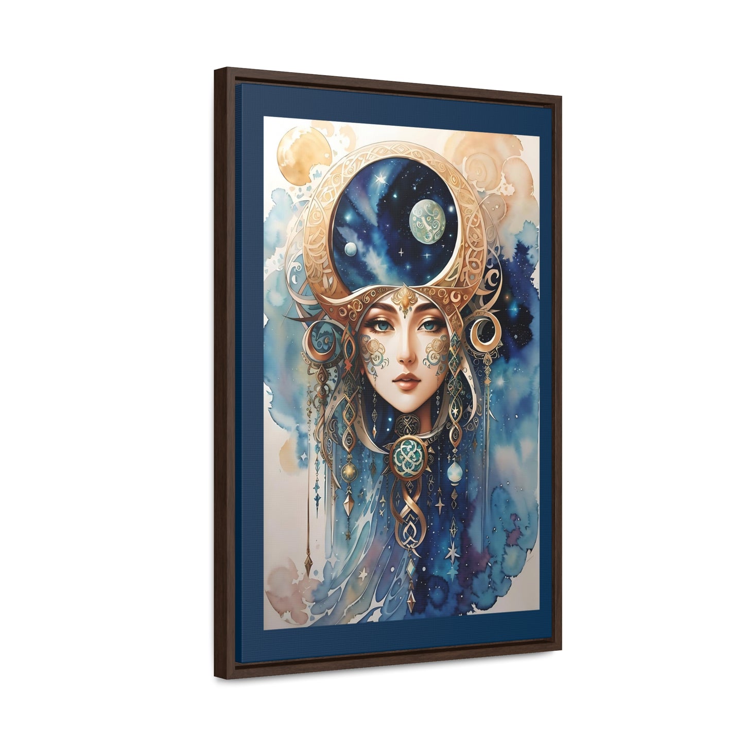 Canvas Wall Art Watercolor Celtic Goddess