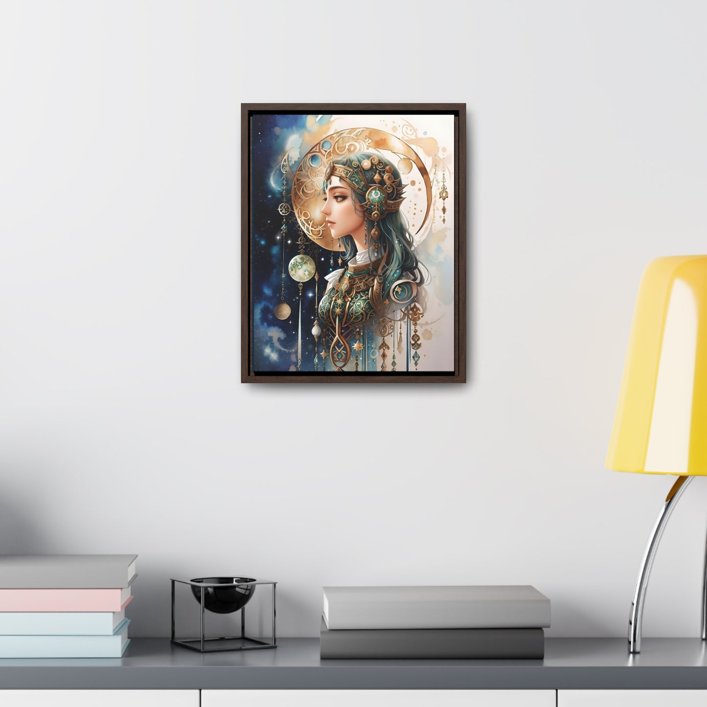 Celtic Home wall art, Home Decor, Fine artwork, Watercolor artwork , Moon Artwork,