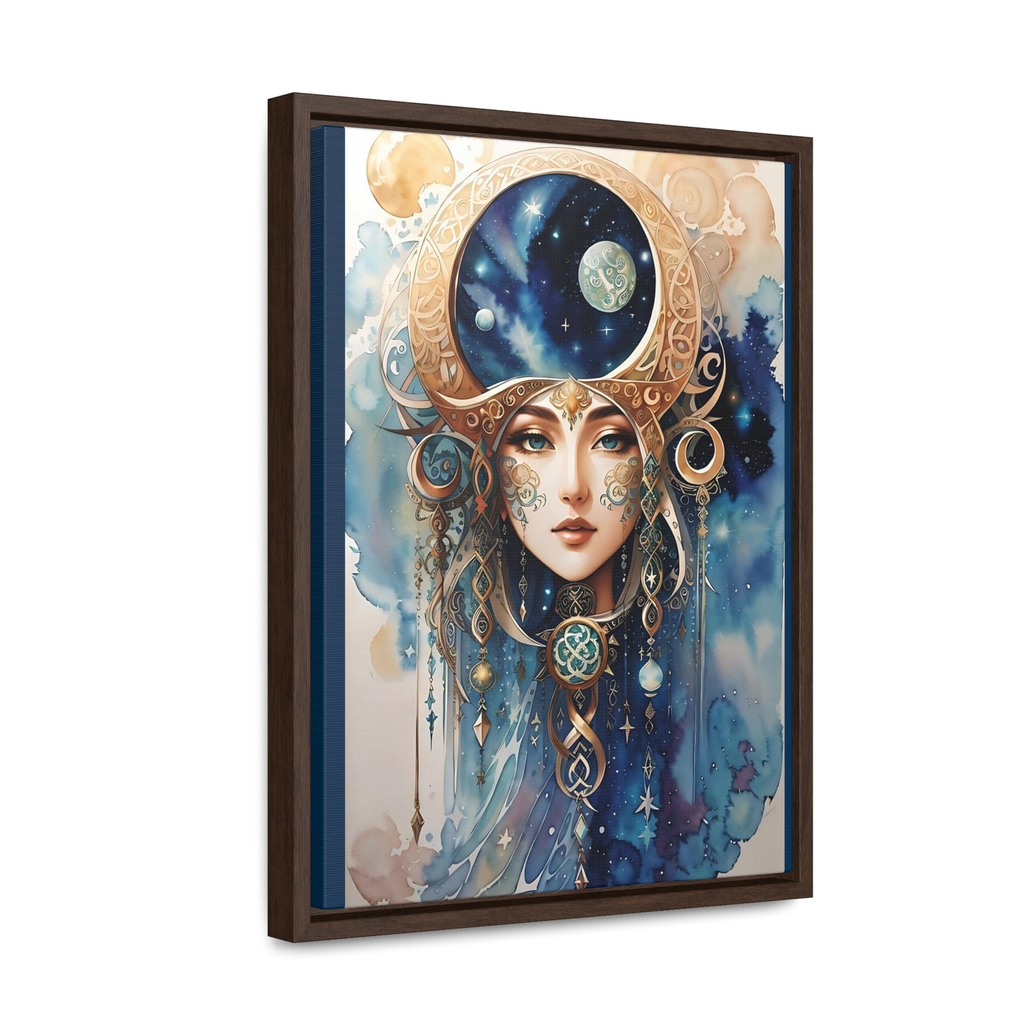 Canvas Wall Art Watercolor Celtic Goddess