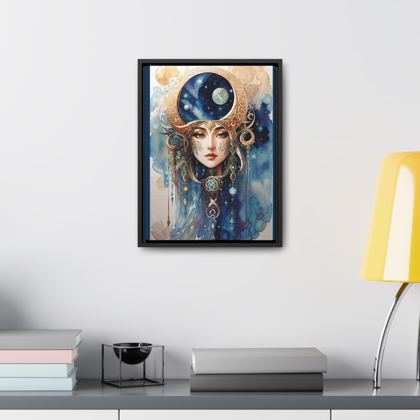 Canvas Wall Art Watercolor Celtic Goddess