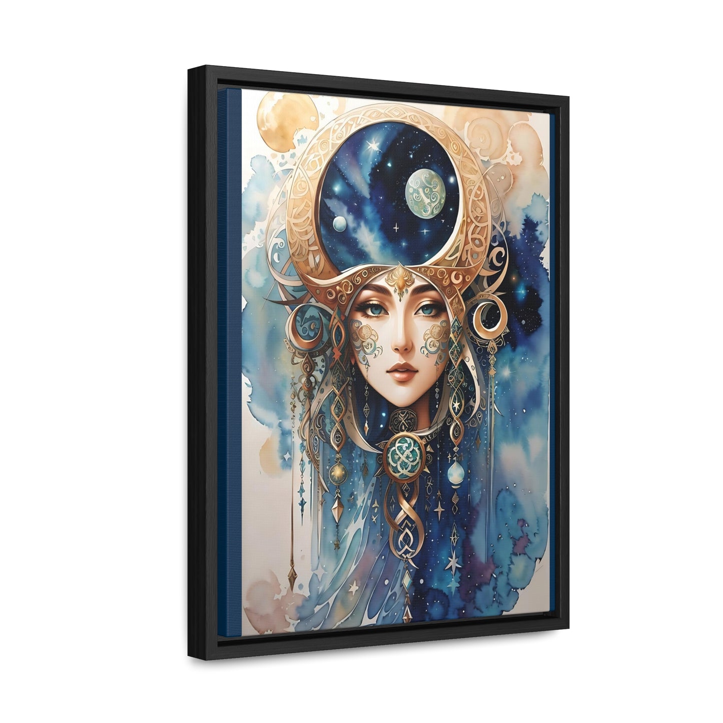 Canvas Wall Art Watercolor Celtic Goddess