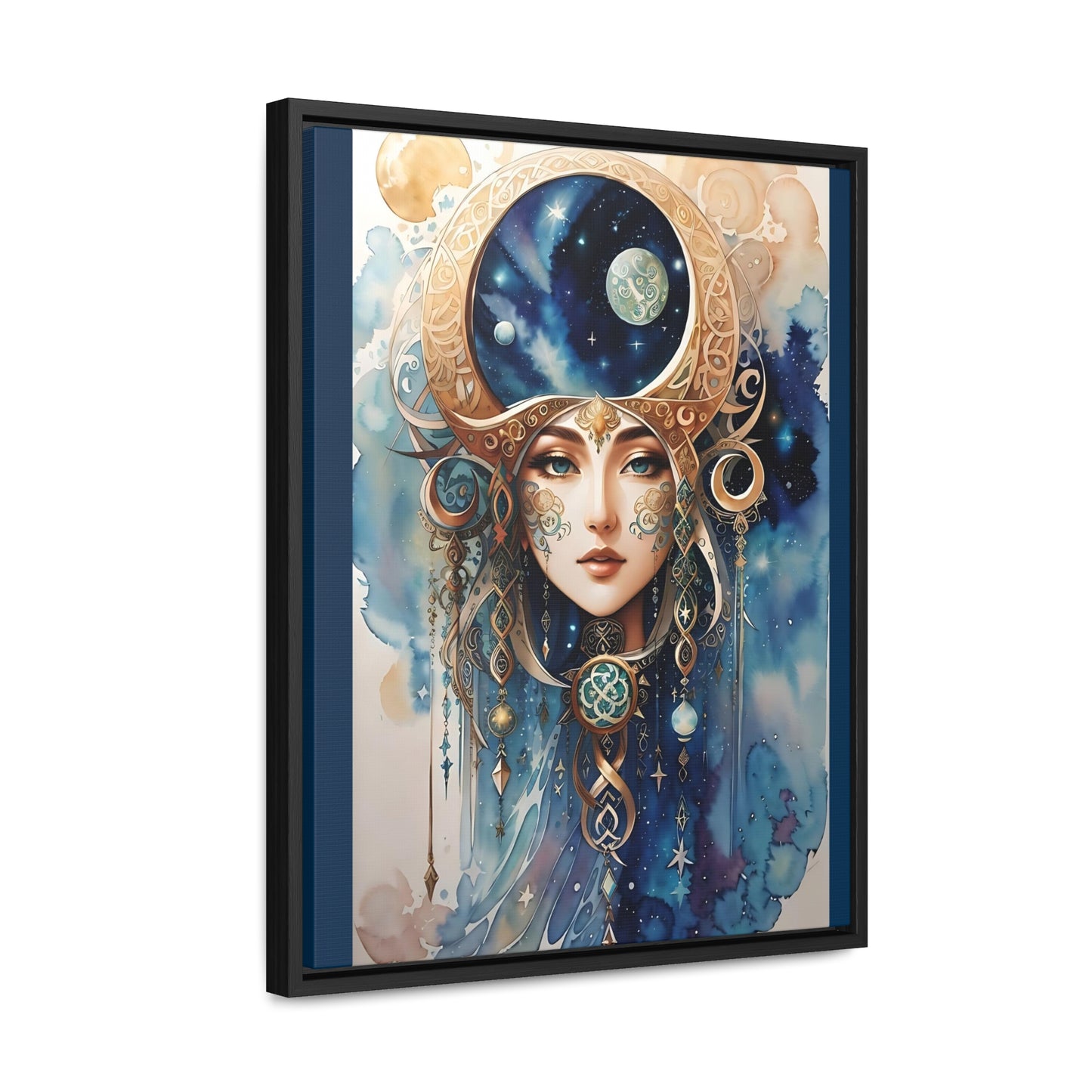 Canvas Wall Art Watercolor Celtic Goddess