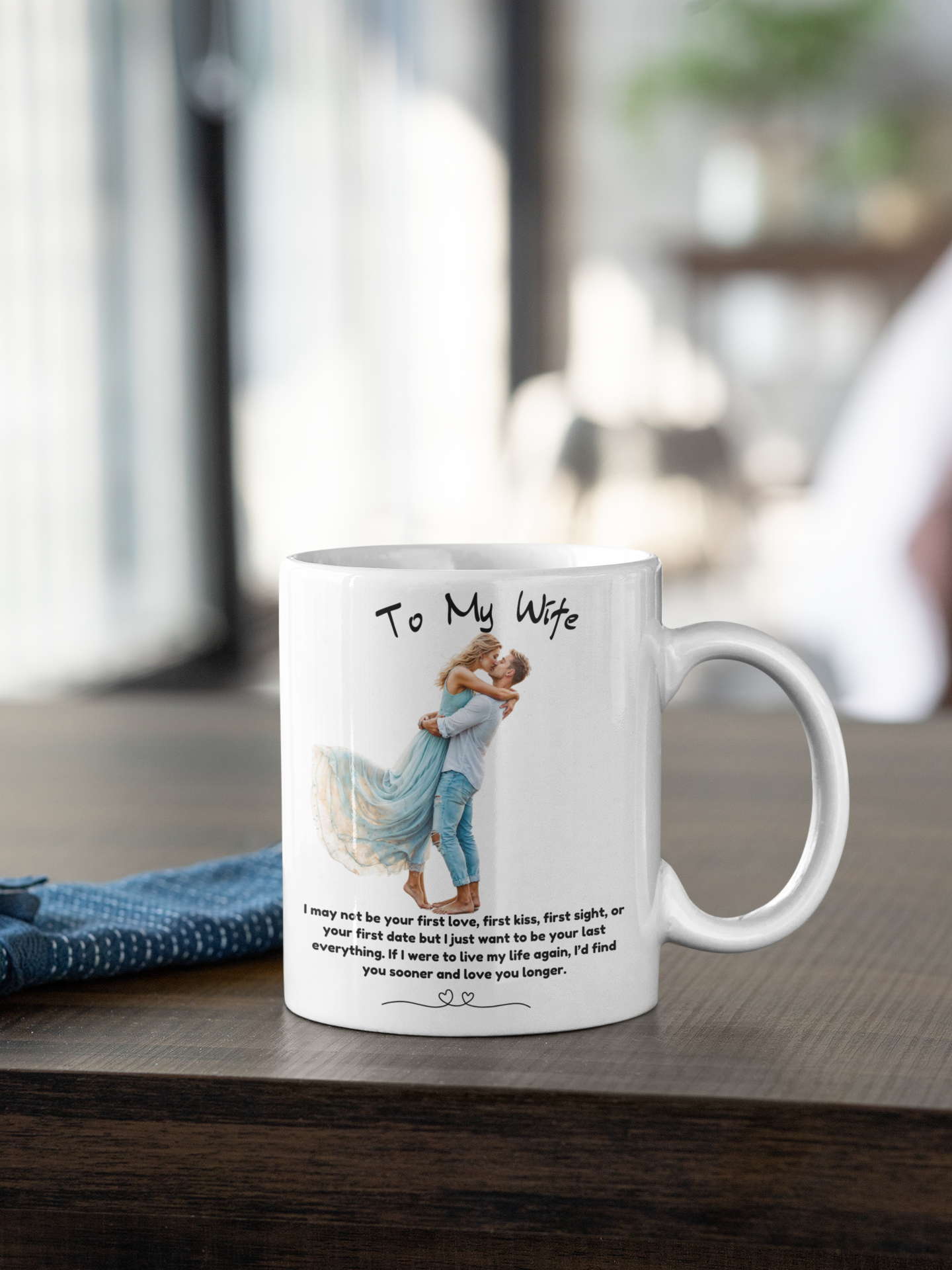To My Wife Coffee or Tea Mug Couple Walking Mug