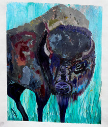  The buffalo spirit animal symbolizes abundance, strength, and gratitude. With designs and bold brushstrokes, this painting will surely bring a touch of exotic flair to any room. Perfect as a special gift or a one-of-a-kind addition to your home décor