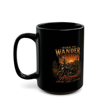 Release Affirmation Mug — Inspirational 'Trust What Is Meant for You' Black Coffee Cup