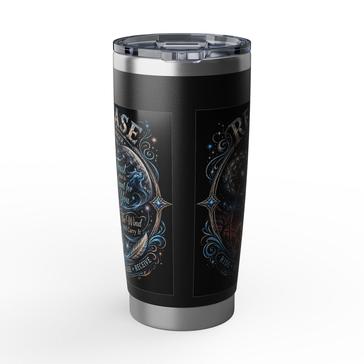 Release & Receive Ride, Breathe, Ride Free 20oz Tumbler
