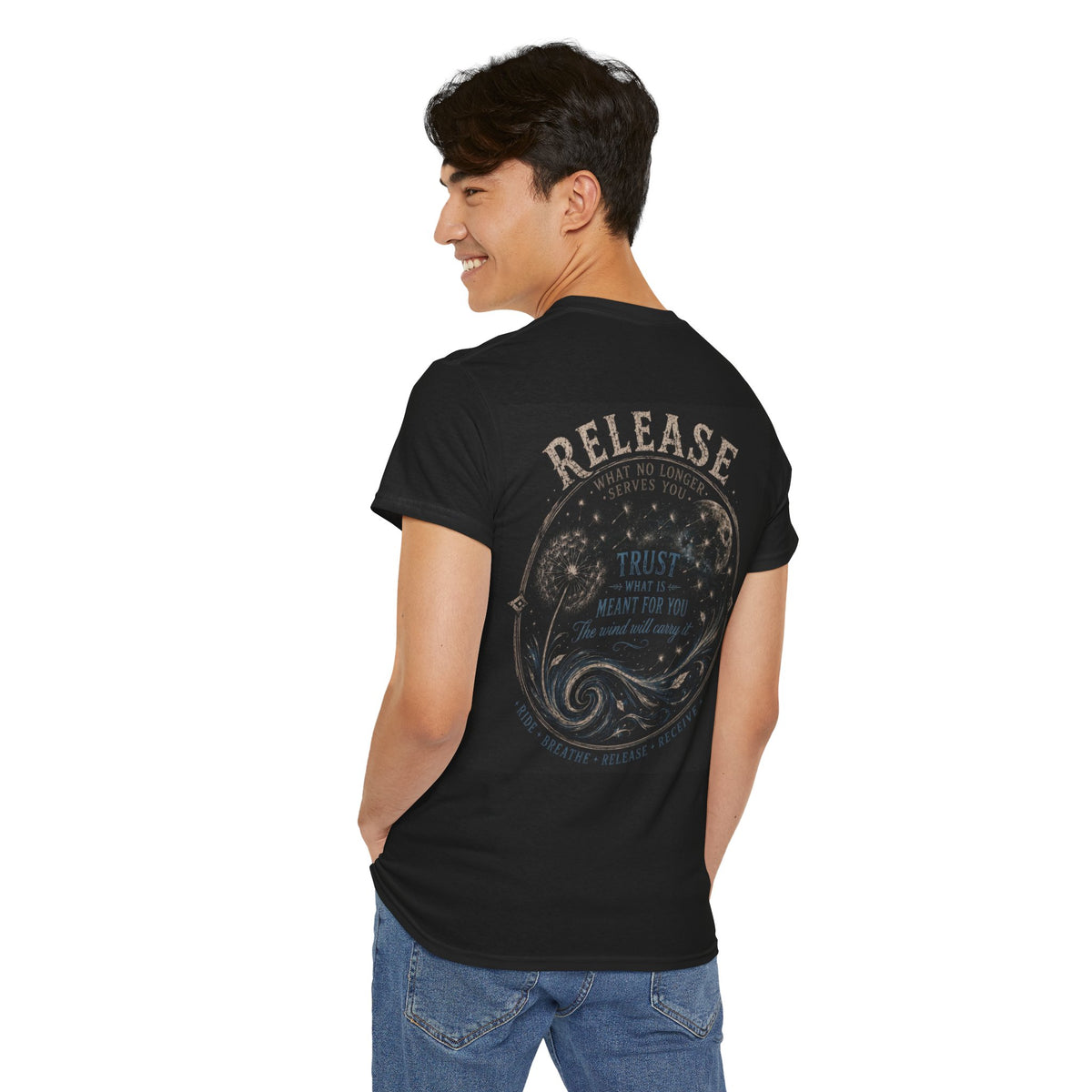 Release & Trust Graphic Tee — Inspirational Spiritual T‑Shirt