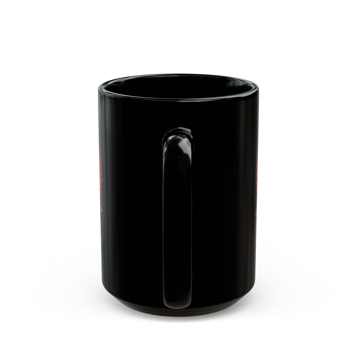 Phoenix Rising Black Mug – Inspirational ‘Rise • Heal • Transform’ Coffee Cup (11oz/15oz)