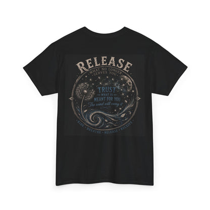 Release & Trust Graphic Tee — Inspirational Spiritual T‑Shirt