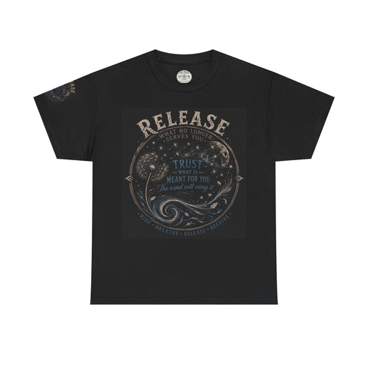 Release & Trust Graphic Tee — Inspirational Spiritual T‑Shirt