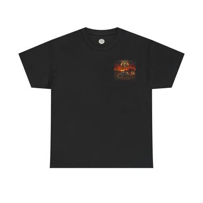 Route 66 Legend T-Shirt — Vintage Road Trip Tee (The Road Never Forgets)