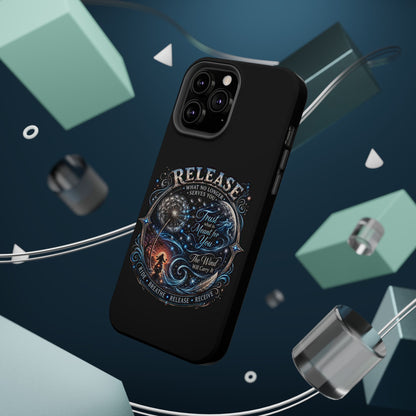 Release Inspirational Phone Case — Magnetic Impact-Resistant Case with 'Trust What You Cannot See' Design