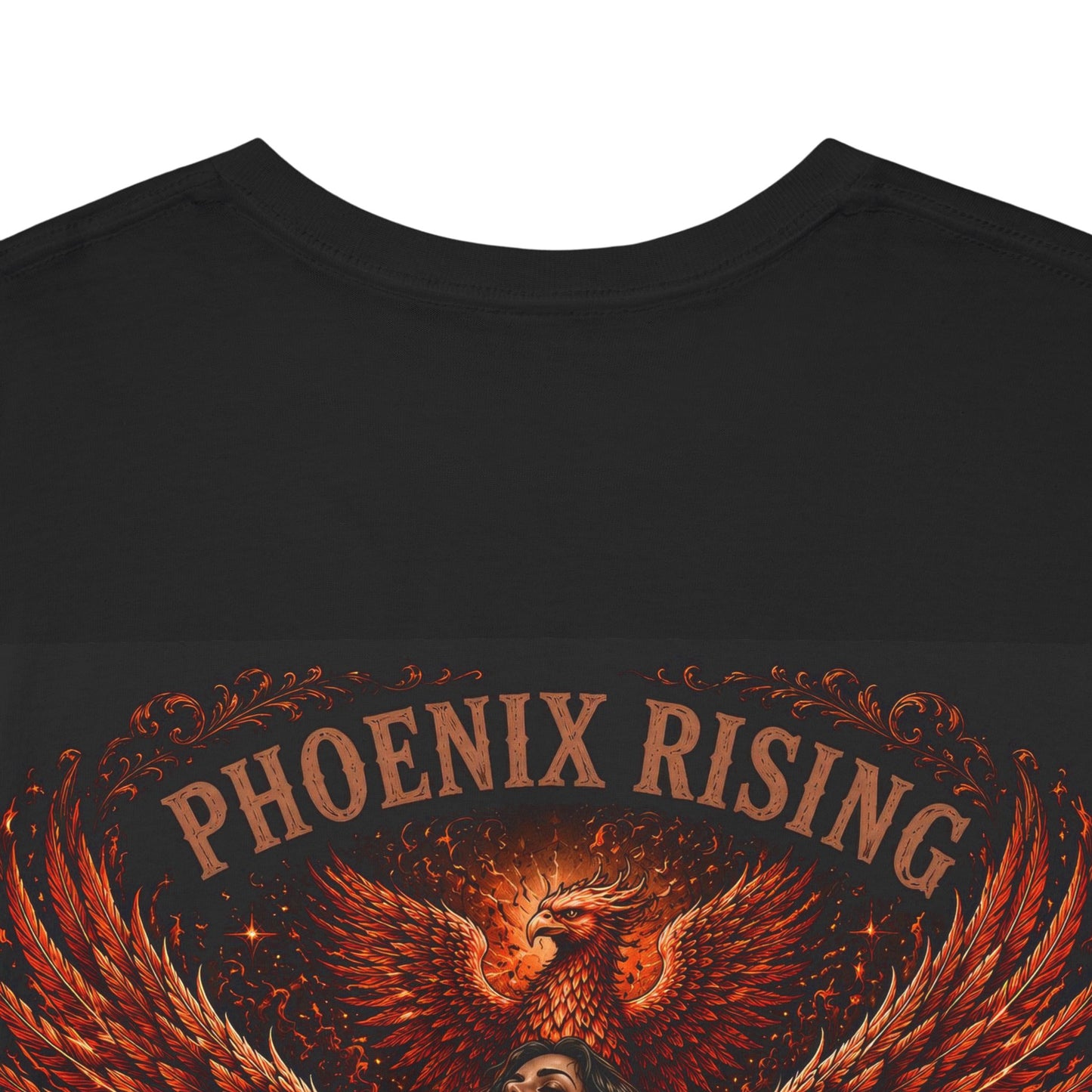 Phoenix Rising T-Shirt — Rise Heal Transform Graphic Tee