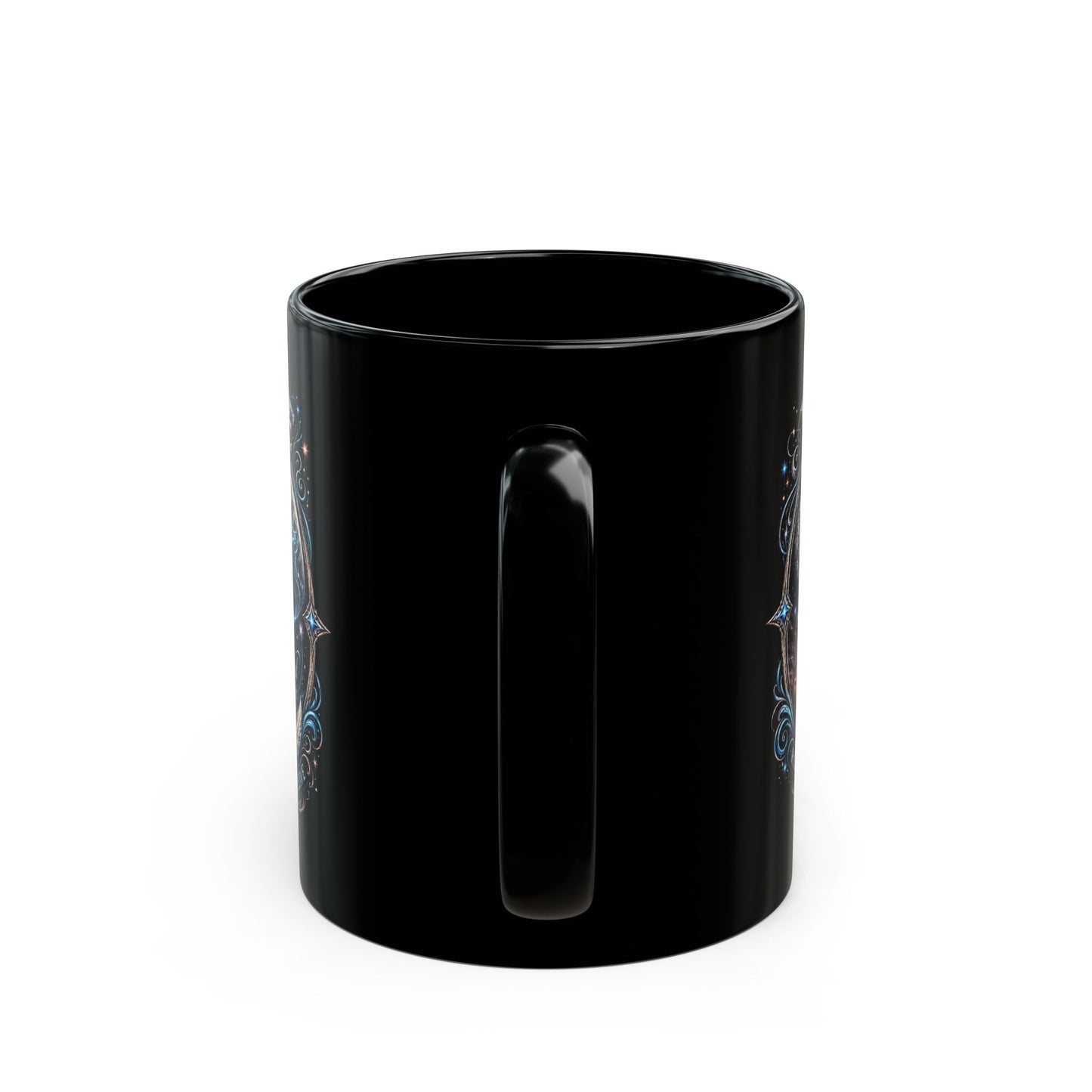 Release Affirmation Mug — Inspirational 'Trust What Is Meant for You' Black Coffee Cup