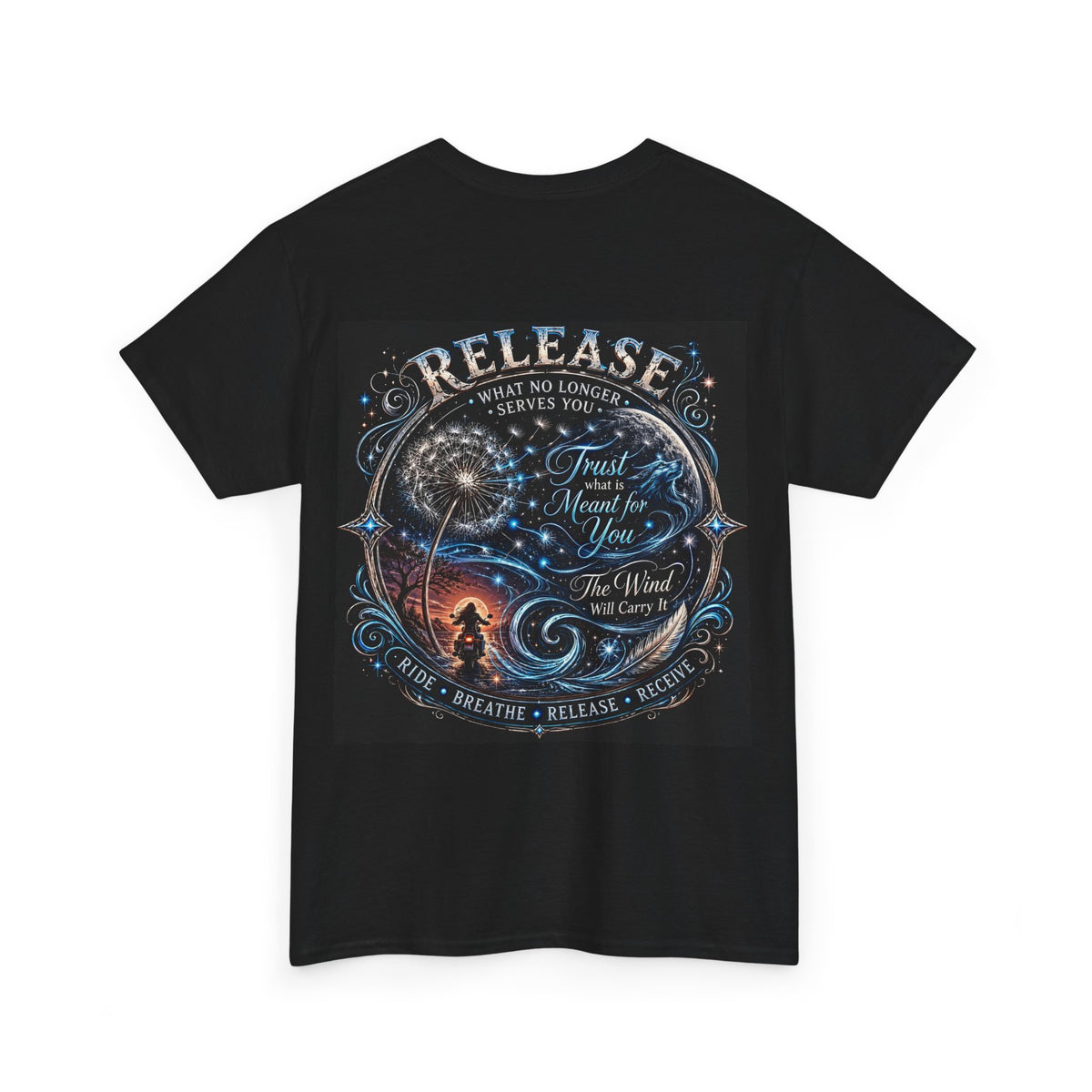 Release Mindfulness T-Shirt — Inspirational Meditation Graphic Tee