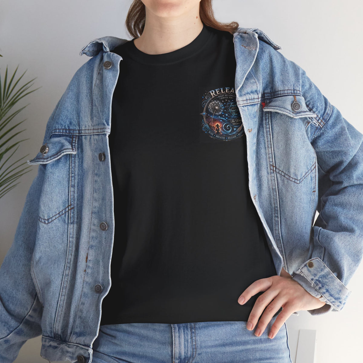 Release Mindfulness T-Shirt — Inspirational Meditation Graphic Tee
