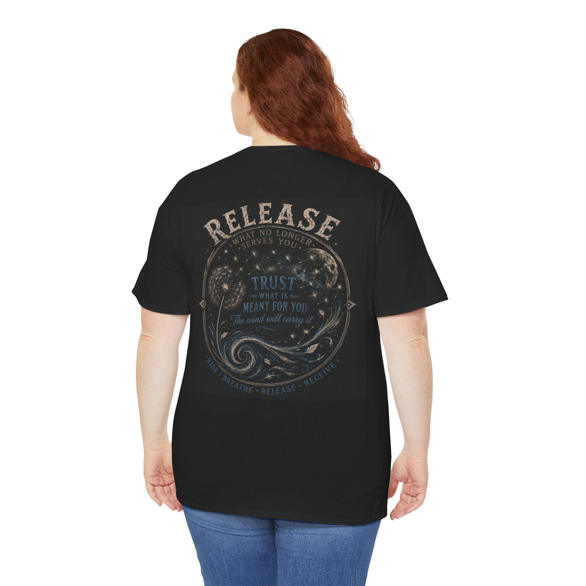 Release & Trust Graphic Tee — Inspirational Spiritual T‑Shirt