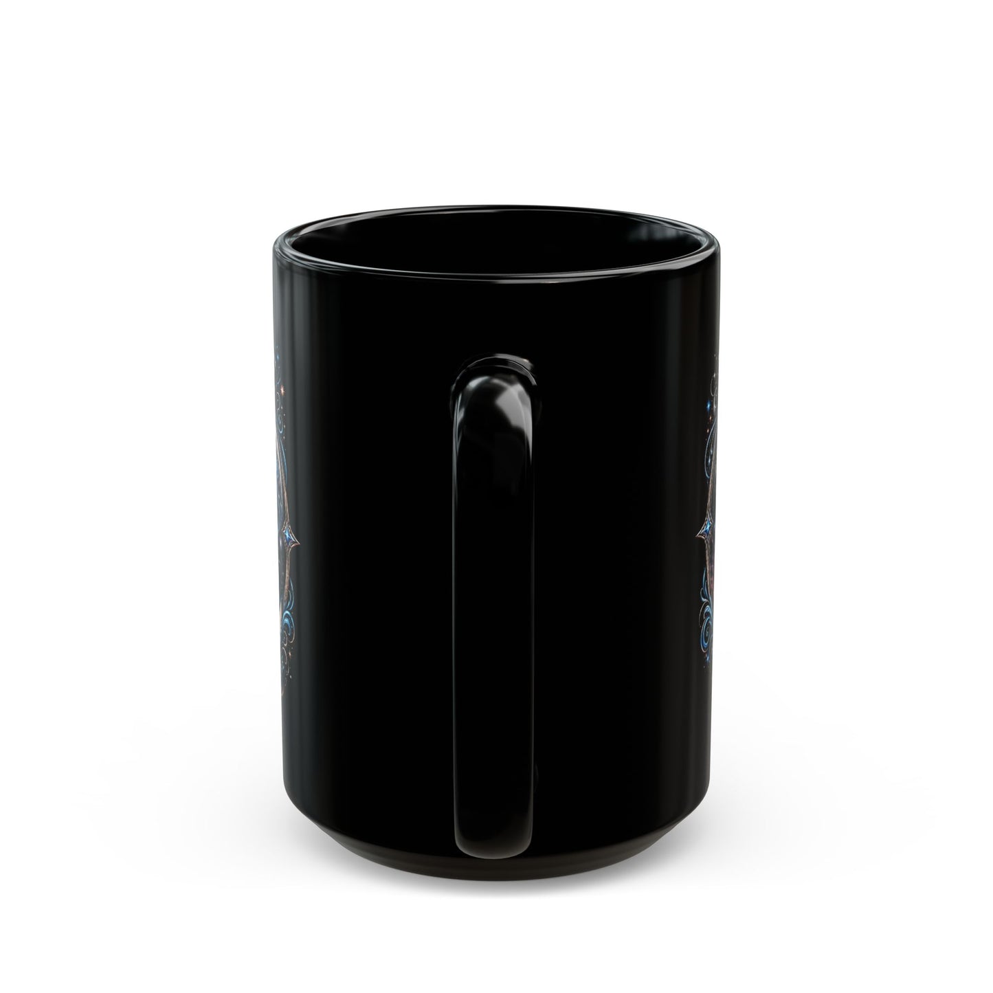 Release Affirmation Mug — Inspirational 'Trust What Is Meant for You' Black Coffee Cup