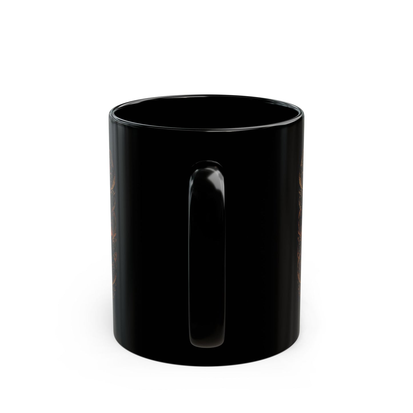 Soul Rider Motorcycle Mug — "Ride Deep • Live Free" Black Coffee Cup