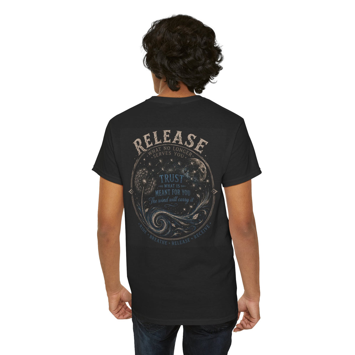 Release & Trust Graphic Tee — Inspirational Spiritual T‑Shirt