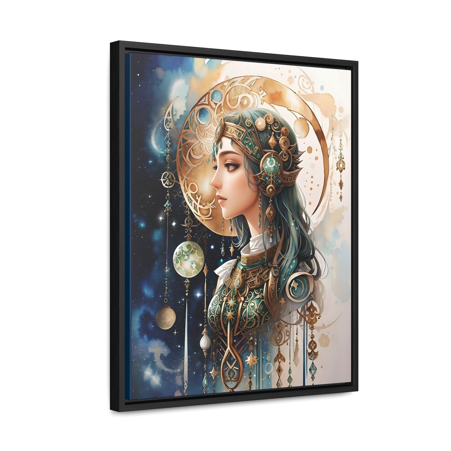 Celtic Home wall art, Home Decor, Fine artwork, Watercolor artwork , Moon Artwork,