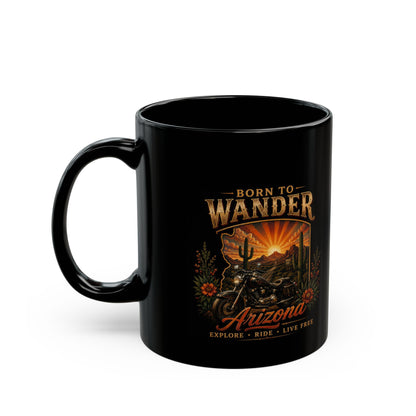 Release Affirmation Mug — Inspirational 'Trust What Is Meant for You' Black Coffee Cup