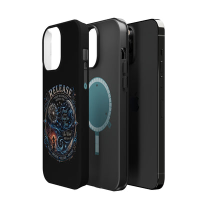 Release Inspirational Phone Case — Magnetic Impact-Resistant Case with 'Trust What You Cannot See' Design