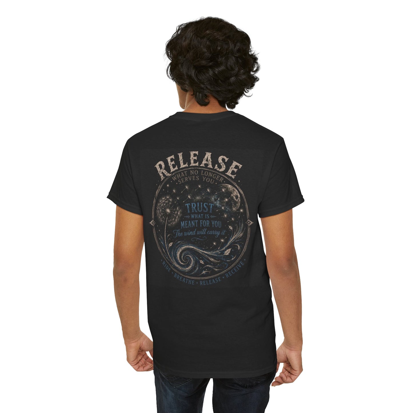 Release & Trust Graphic Tee — Inspirational Spiritual T‑Shirt
