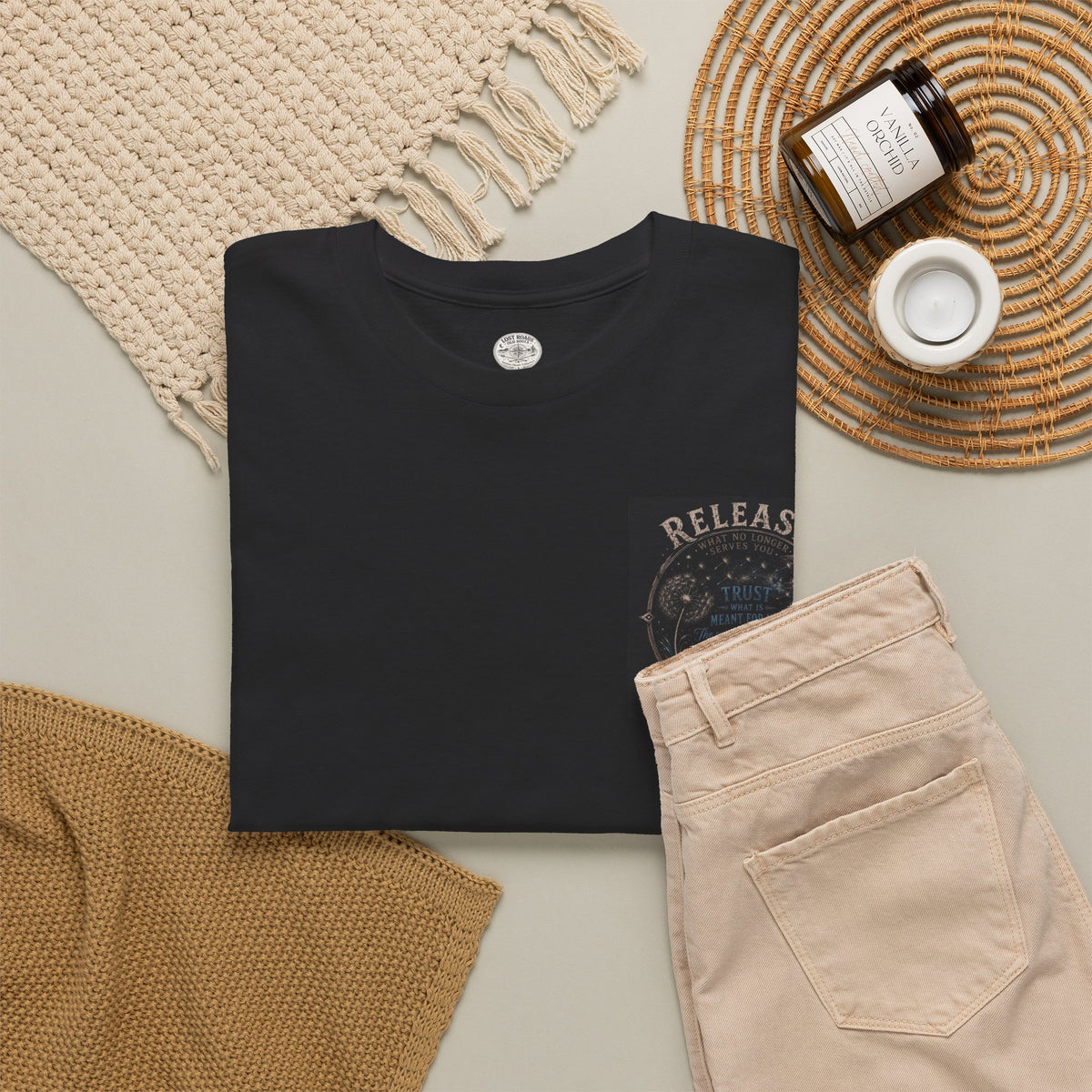 Release & Trust Graphic Tee — Inspirational Spiritual T‑Shirt