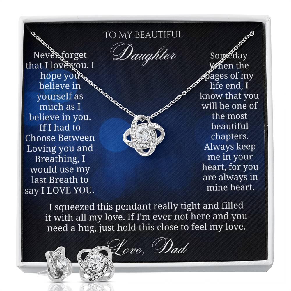 To My Beautiful Daughter Love Note From Dad
