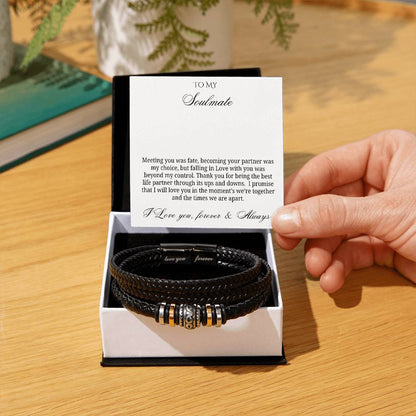 To My Soulmate to my beloved husband – Love & Fate Bracelet
