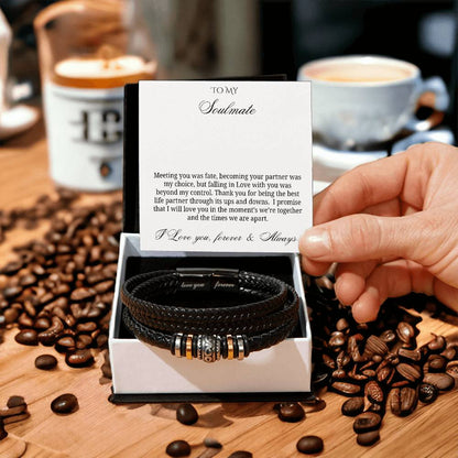 To My Soulmate to my beloved husband – Love & Fate Bracelet